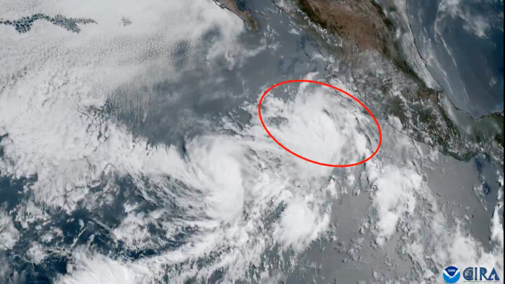 NOAA capta al huracán Barbara desde el espacio