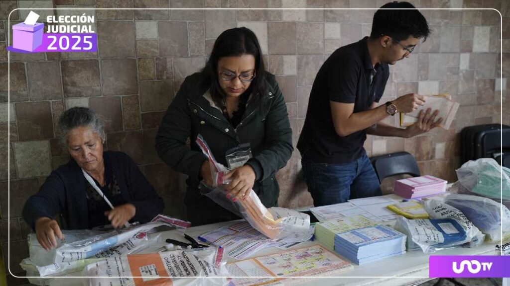 INE reporta normalidad en elección judicial