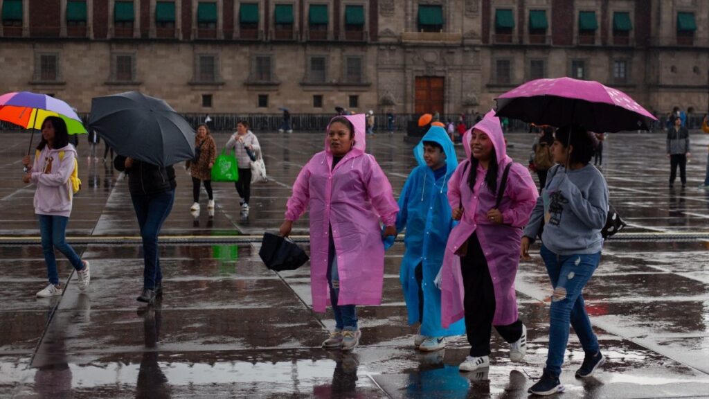 Lloverá en la CDMX
