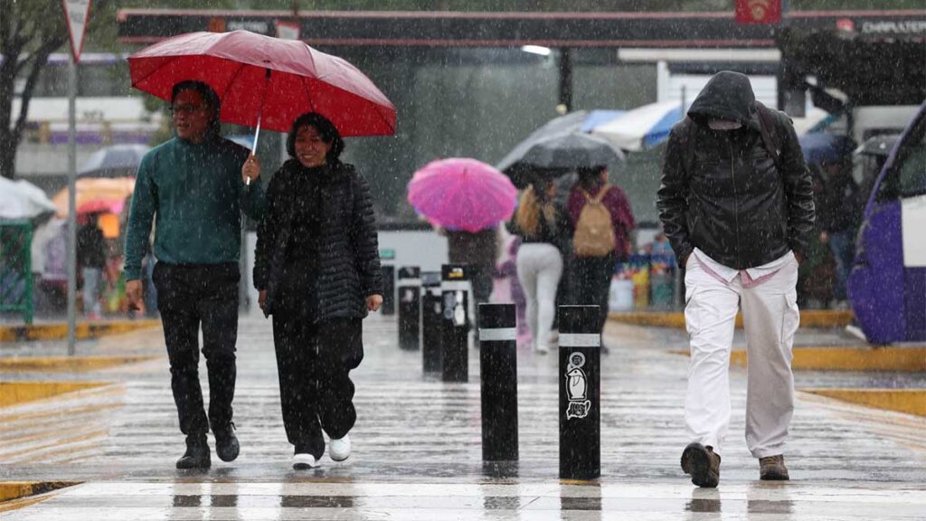 Continúa la temporada de lluvias en México.