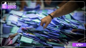 Candidatos “acordeón” lideran elecciones del Poder Judicial
