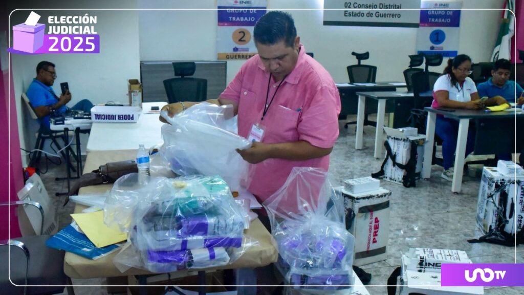 Consejos Distritales ya recibieron 97.22% de paquetes electorales de Elección del Poder Judicial