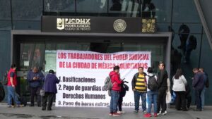 Colapsa justicia en CDMX; paro del Poder Judicial cumple un mes