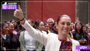 Elección del Poder Judicial 2025 en vivo: Claudia Sheinbaum emite su voto