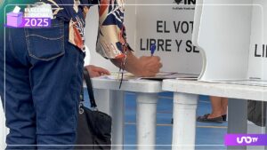 Votantes usan acordeón en casillas de Acapulco durante elección del Poder Judicial