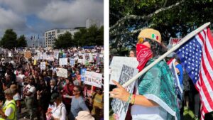 Primeras imágenes de “No Kings Day” en EE. UU. y el mundo, las protestas contra deportaciones