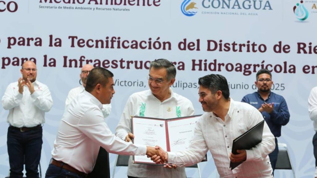 Convenio para la Tecnificación del Distrito de Riego 025.