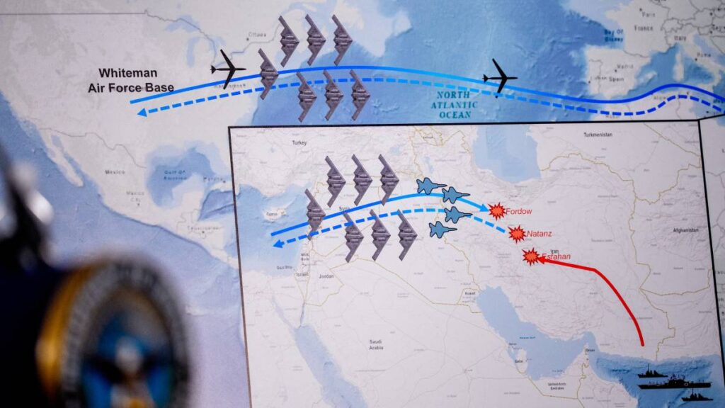 Cómo fue el ataque “Martillo de Medianoche” de EU a Irán: 125 aeronaves, bombas antibúnker y misiles Tomahawk