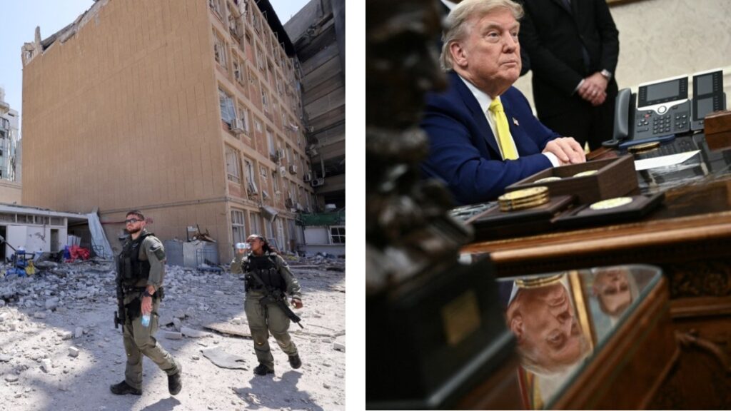 Trump decidirá en dos semanas si EE.UU. participa en el conflicto bélico. AFP