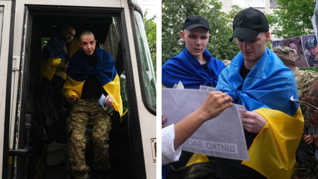 Ucrania Rusia Prisioneros Intercambio