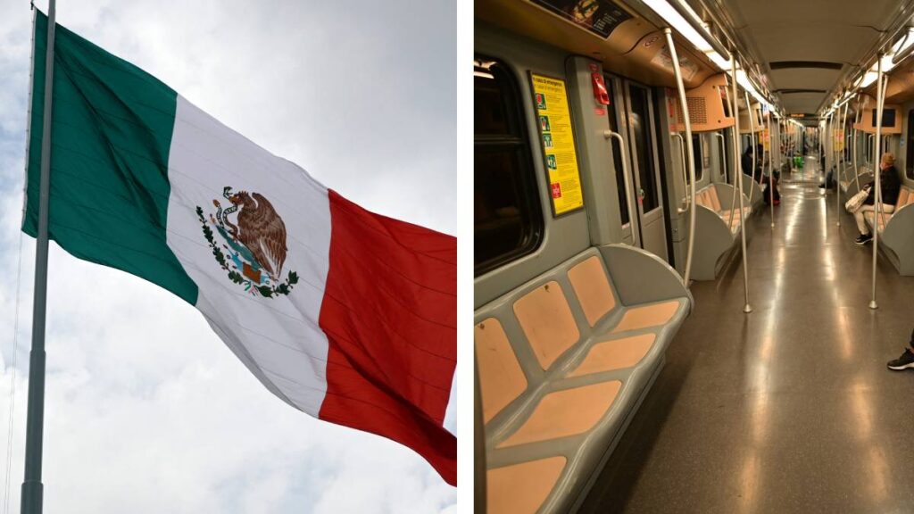metro bandera de México