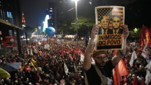 Protestas en São Paulo contra Trump: rechazan aranceles del 50% a Brasil