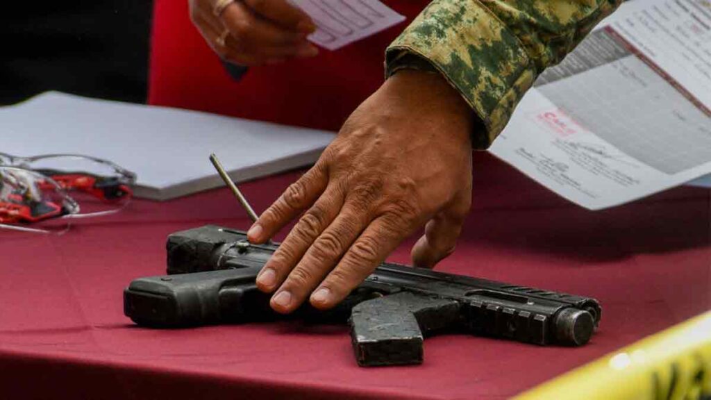 Canjean más de 4 mil armas de fuego en campaña “Sí al Desarme, Sí a la Paz” en 29 estados del país. Fuente: Cuartoscuro/Archivo
