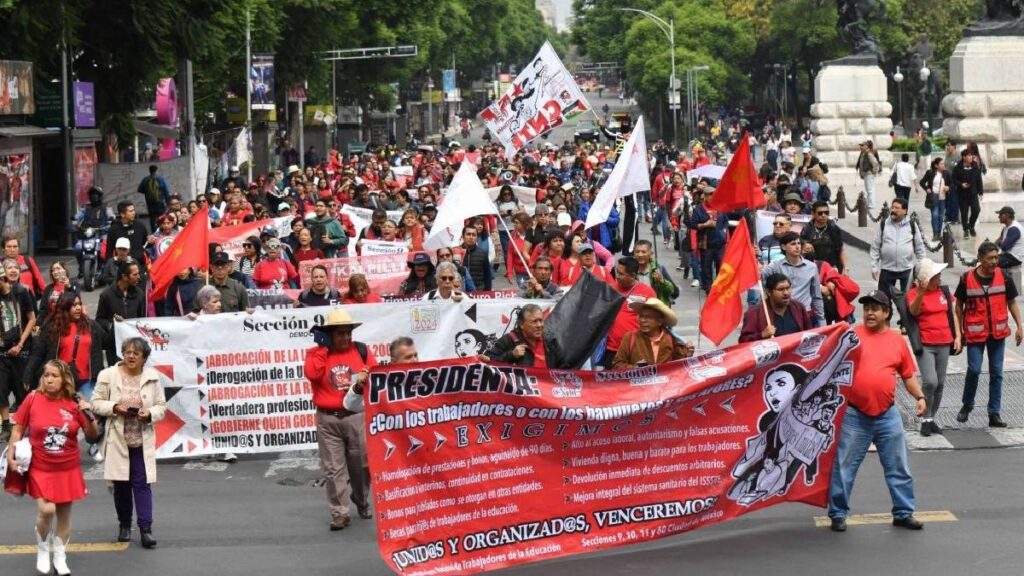 CNTE convoca su “última movilización” en CDMX y anuncia reestructura del movimiento