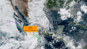 Huracán Flossie categoría 2: ¿cómo seguir su trayectoria en vivo desde tu celular?