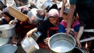 Con 7 paquetes con comida, Israel reanuda el envío de ayuda humanitaria a la Franja de Gaza