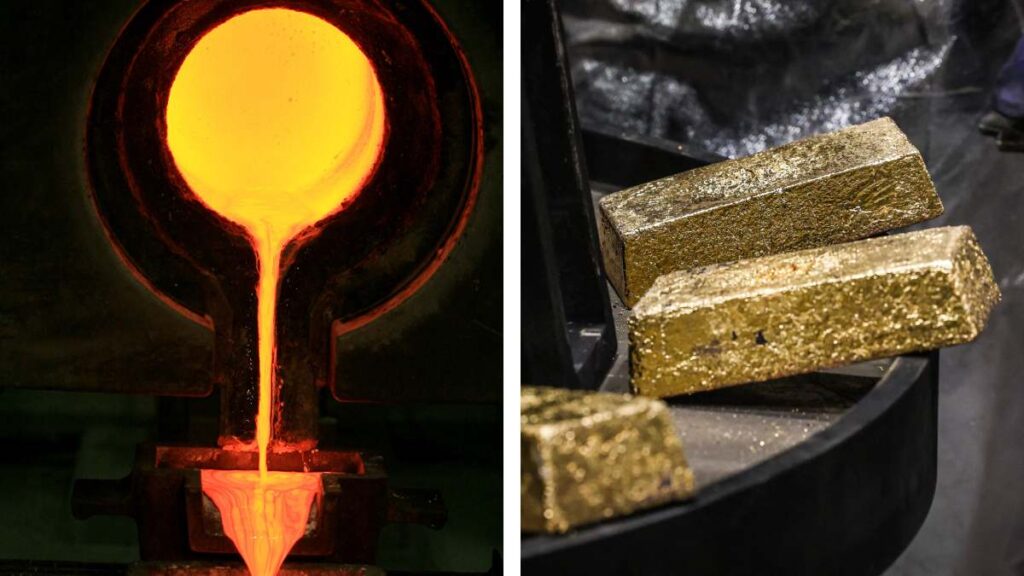 Concentrado Oro Plata Lingote