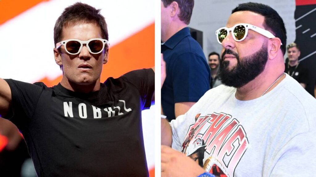 Toma Brady y DJ Khaled con las gafas Oakley Meta HSTN