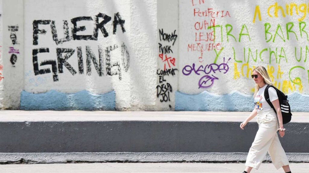 Protestas contra la gentrificación en la CDMX.