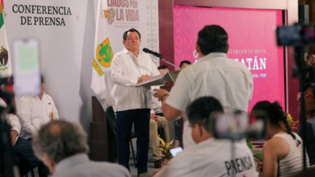 Gobernador de Yucatán pide respeto a Periodistas