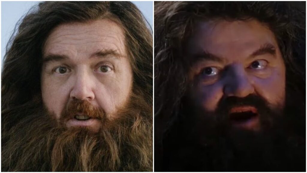 Así se ve Nick Frost como Hagrid en la nueva serie de Harry Potter