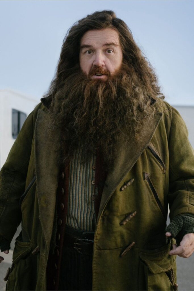 Así se ve Nick Frost como Hagrid en la nueva serie de Harry Potter