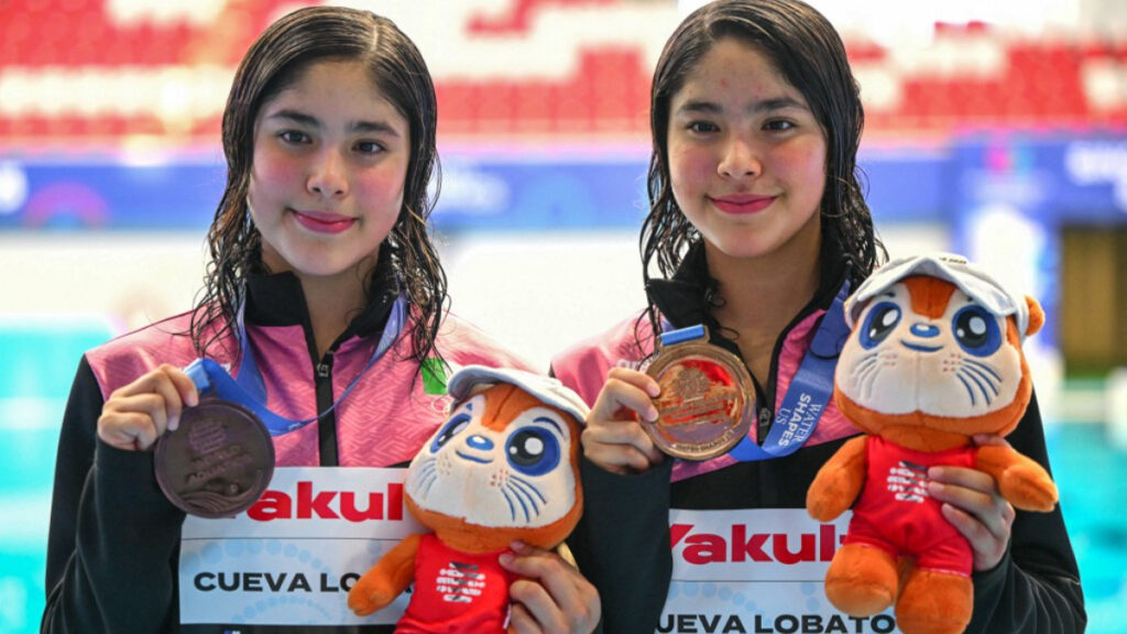 Mía y Lía Cueva Lobato le dan su sexta medalla a México