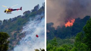 Controlan incendio en España que arrasó con más de 3 mil hectáreas; siguen evacuaciones y cortes de carreteras