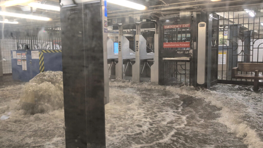 Inundaciones en Metro de Nueva York