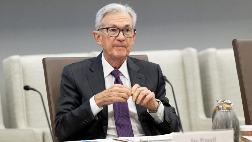 Jerome Powell, presidente de la Fed