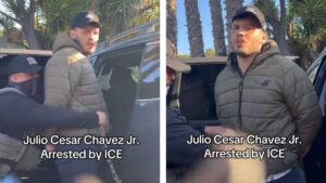 Momento exacto de la detención de Julio César Chávez Jr. en EE. UU.