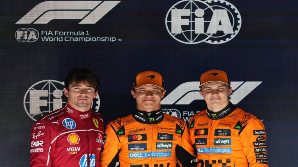 Lando Norris gana la 'pole position' del GP de Bélgica 2025