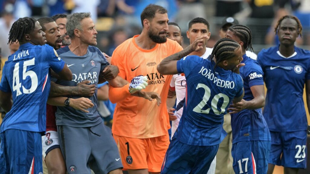 ¡Se calienta final del Mundial de Clubes! Chelsea golea 3-0 al PSG y Luis Enrique explota: fotos y video