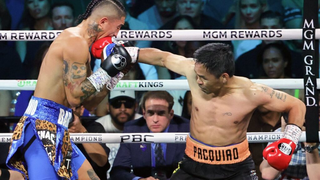 Manny Pacquiao y Mario Barrios