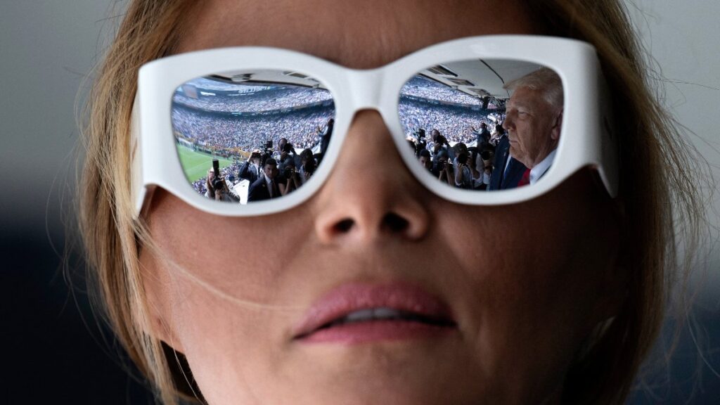 Donald Trump y Melania presentes en la final del Mundial de Clubes 2025: fotos