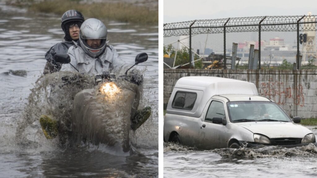Cuidados al manejar bajo lluvias