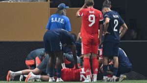 Musiala sufre grave lesión ante el PSG en el Mundial de Clubes