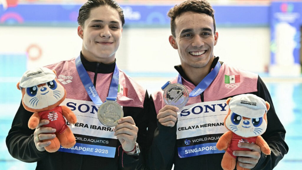¡Nueva medalla para Osmar Olvera y Juan Celaya en el Mundial!