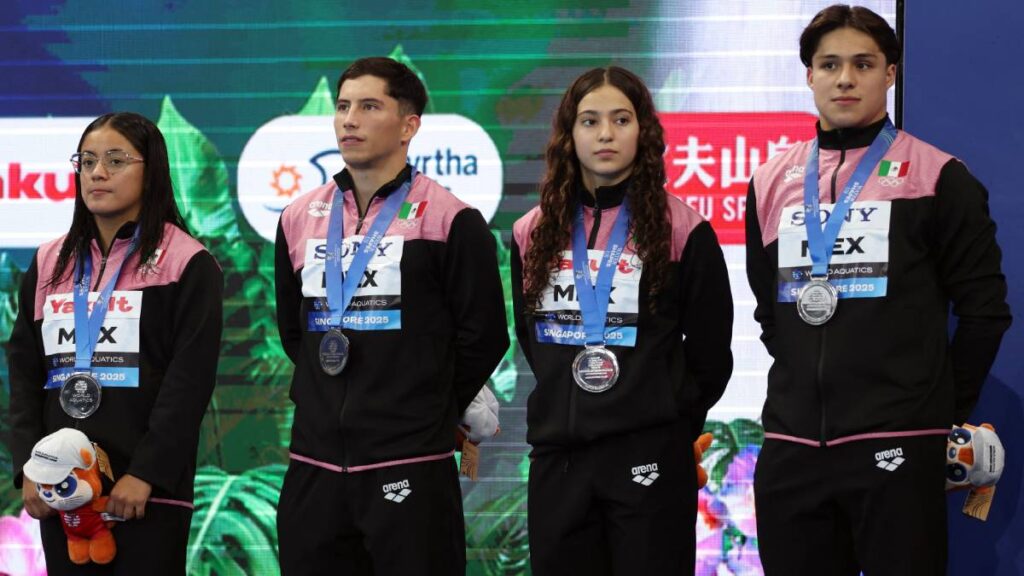 Plata para México en el Mundial de Deportes Acuáticos de Singapur 2025