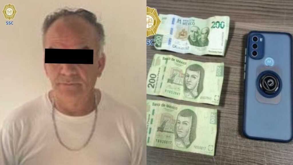 SSC detuvo a un taxista por robar a una adulta mayor en Álvaro Obregón; el hombre ya tenía antecedentes por robo.
