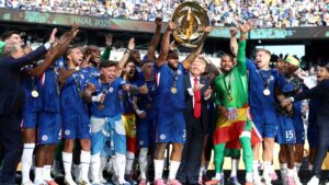 ¡Si no es protagonista, se aburre! Trump se hace presente en la celebración del Chelsea por el Mundial de Clubes