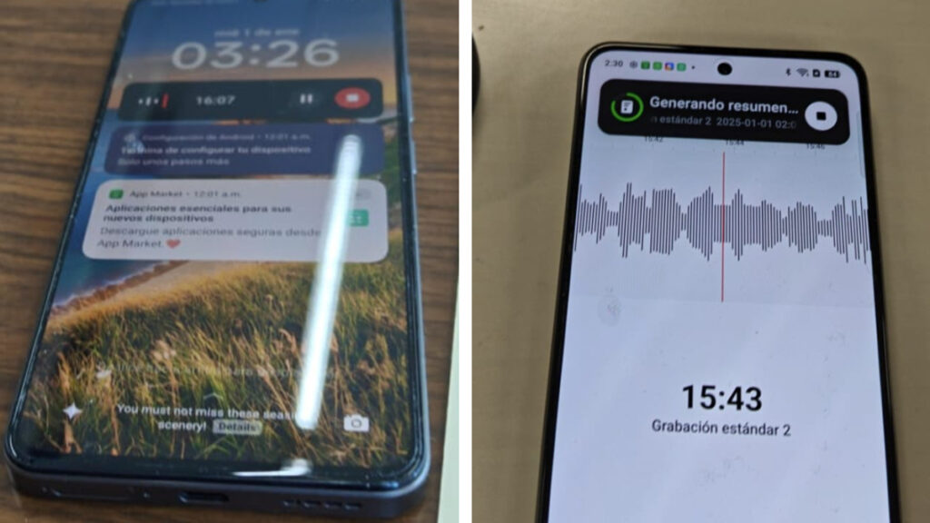 Resume y transcribe tus notas de voz en el realme P3