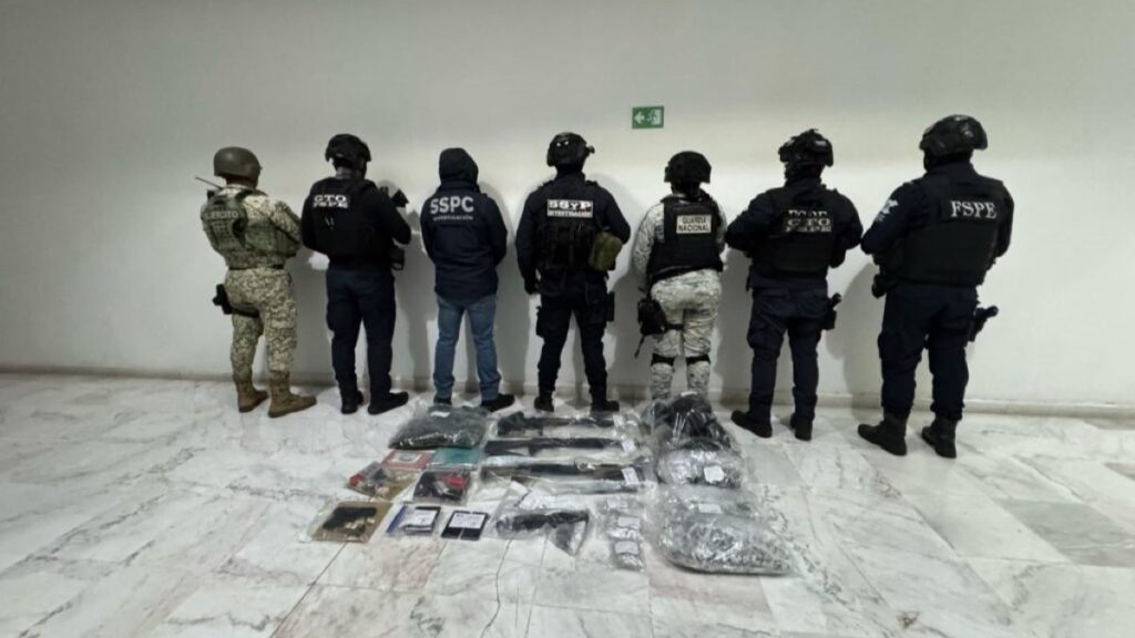 Cae Eliseo “N”, presunto líder del CJNG en León, Guanajuato; aseguraron armas, drogas y vehículos