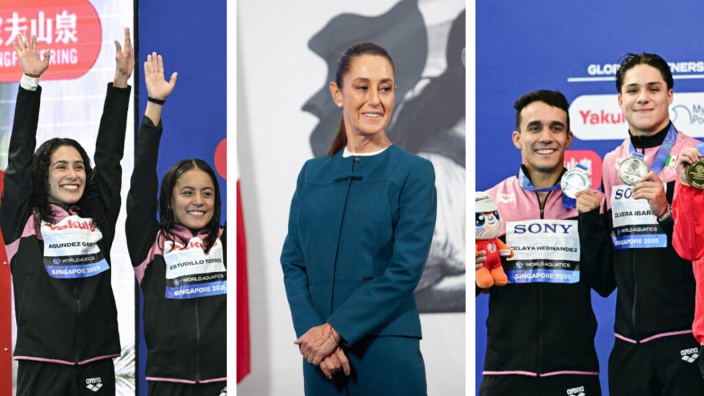 México va bien en el Mundial de Clavados y Sheinbaum lo reconoce