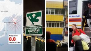 Nuevo sismo en Rusia: ve imágenes del terremoto y tsunami de ayer