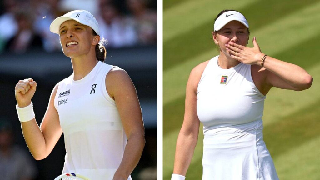 Swiatek vs. Anisimova, final de Wimbledon: ve cuándo es y quién ganará según la IA