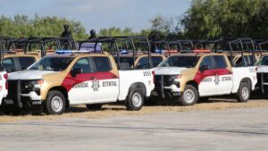Entregan 63 nuevas unidades para reforzar vigilancia en la zona norte de Tamaulipas