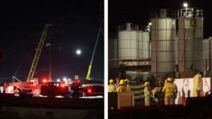Colapsa túnel en Los Ángeles: rescatan a 31 trabajadores atrapados