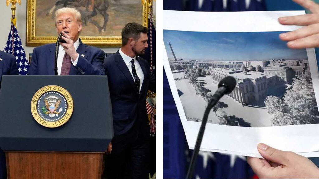 Trump construirá salón de baile en Casa Blanca