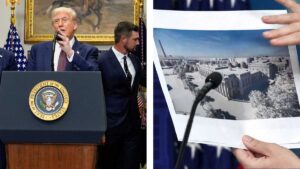 Primero, astas; ahora, salón de baile: Trump hace cambios en la Casa Blanca